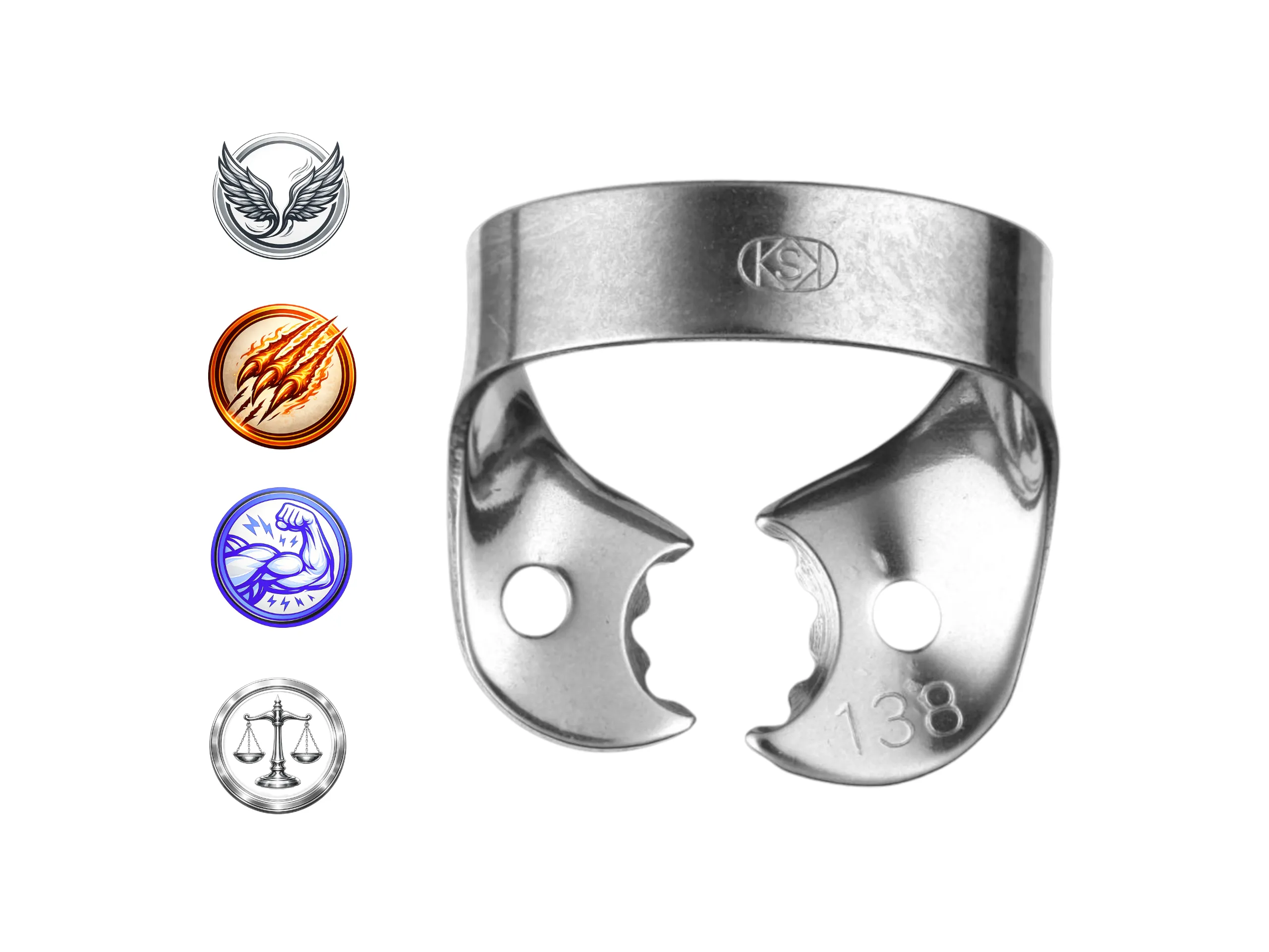 KSK Tiger Clamp (138) - Bibodent | Dental Supplies & Equipment