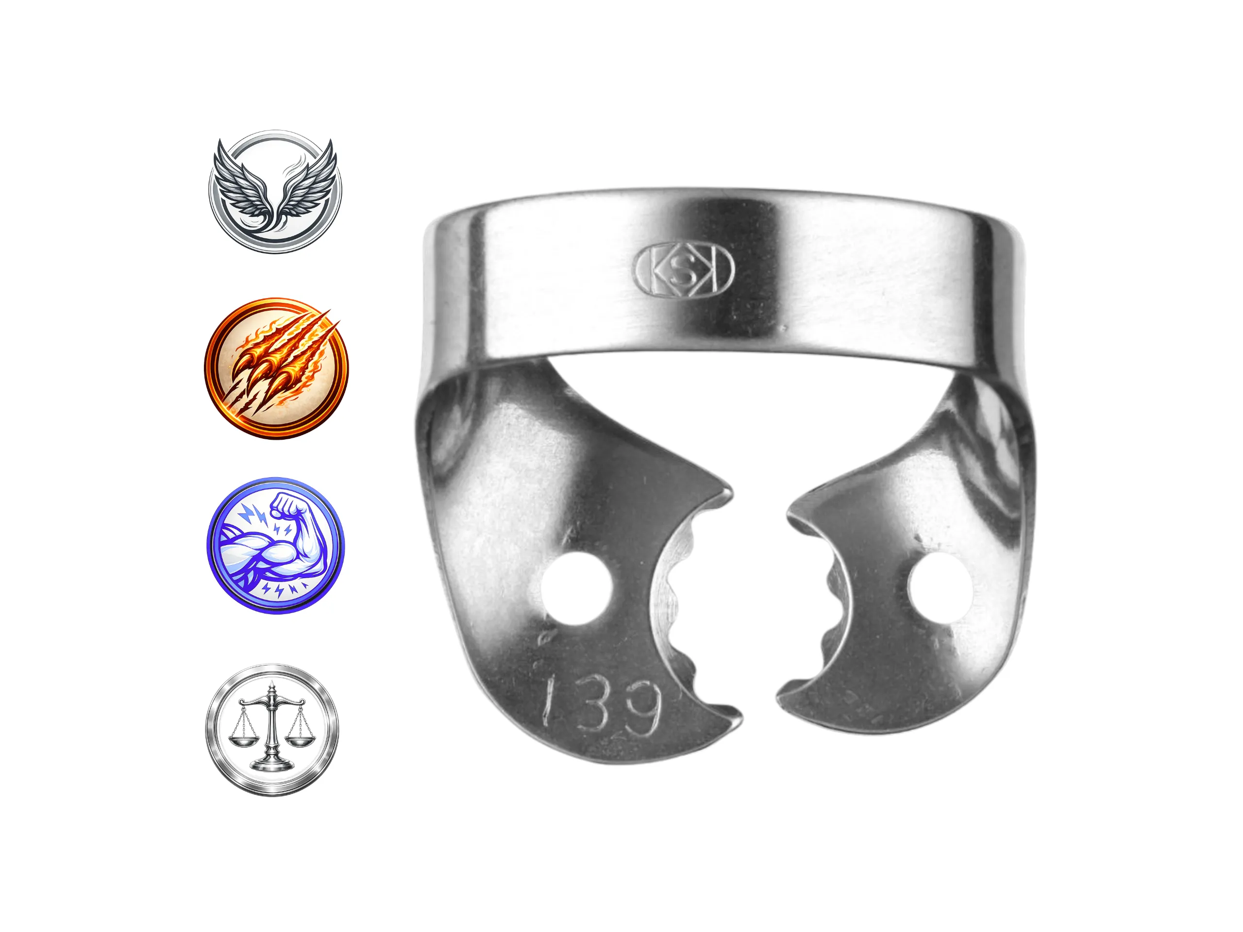 KSK Tiger Clamp (139) - Bibodent | Dental Supplies & Equipment